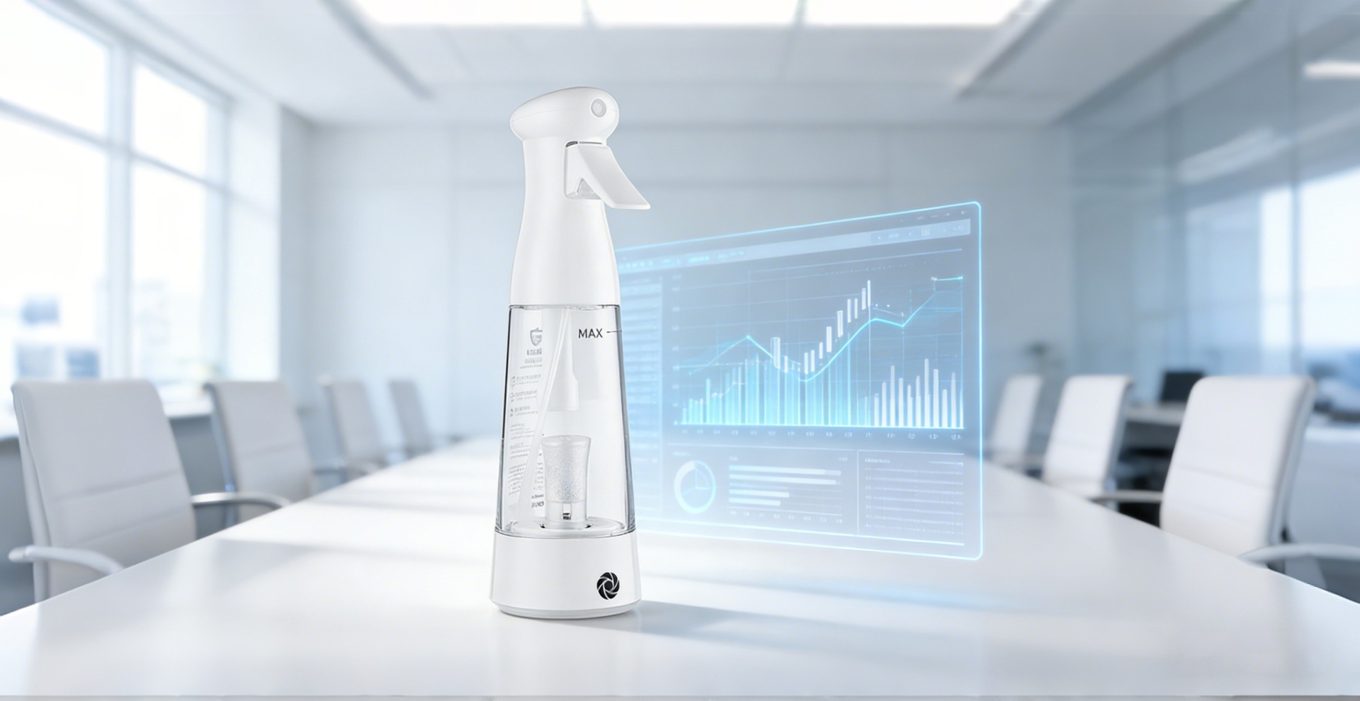 Argentumix is a Miniature Silver Ion Factory for Modern Offices