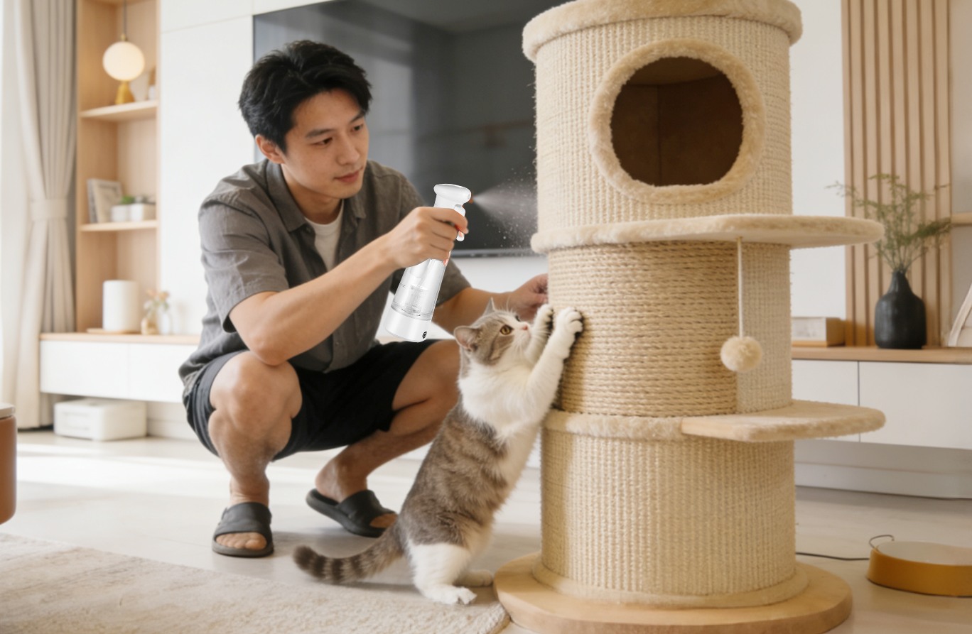 Silver ion multi-pet home hygiene spray for fabrics and air