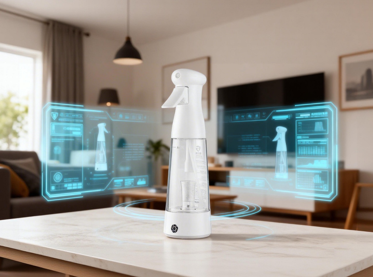 Fragrance-free pet odor control with reusable silver ion generator