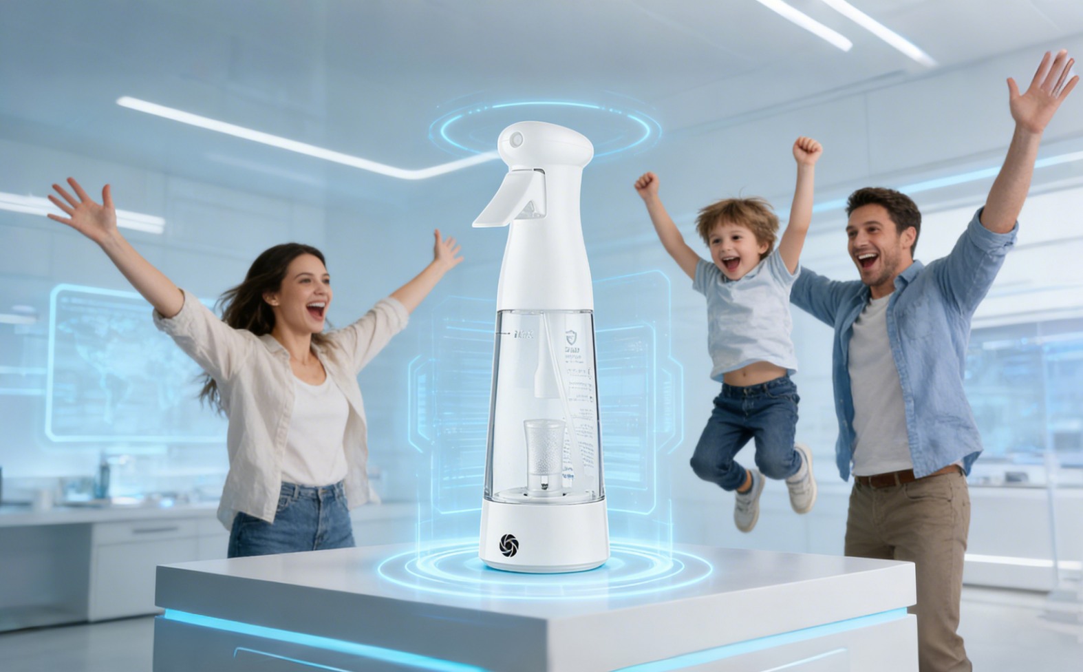 Silver ion water supports fresh, odor-free towels naturally
